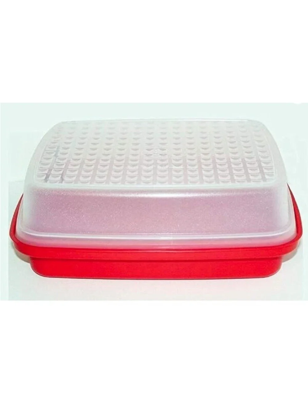 Tupperware Season Serve Jr Marinator Container Marinade Meal Prep Red & White